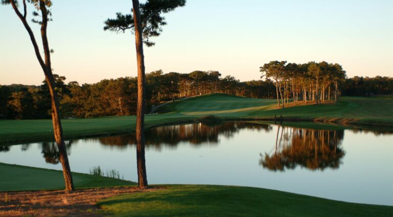 Water feature on a Cape Cod golf course