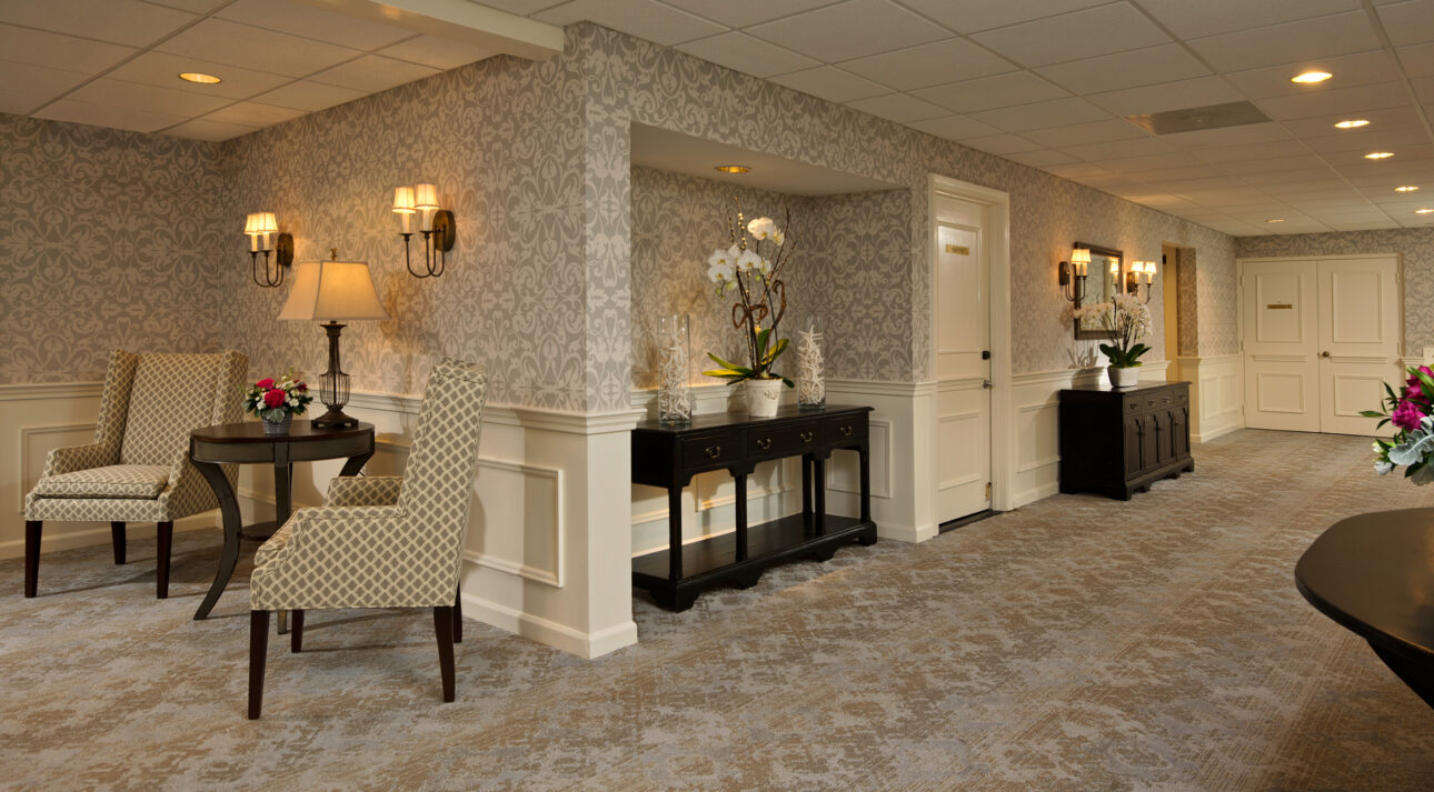 Cozy hallway in Cape Cod resort