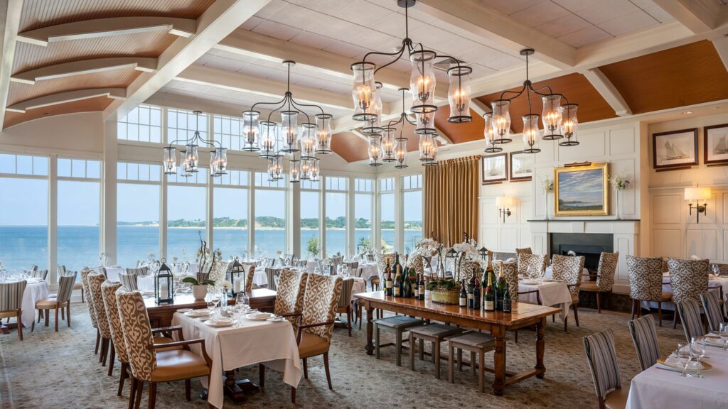 Dining room of Twenty-Eight Atlantic restaurant