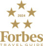 2024 Forbes Travel Guide Five Star Rating logo.