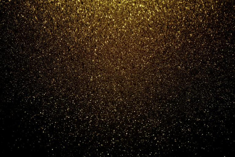 Gold glitter background.