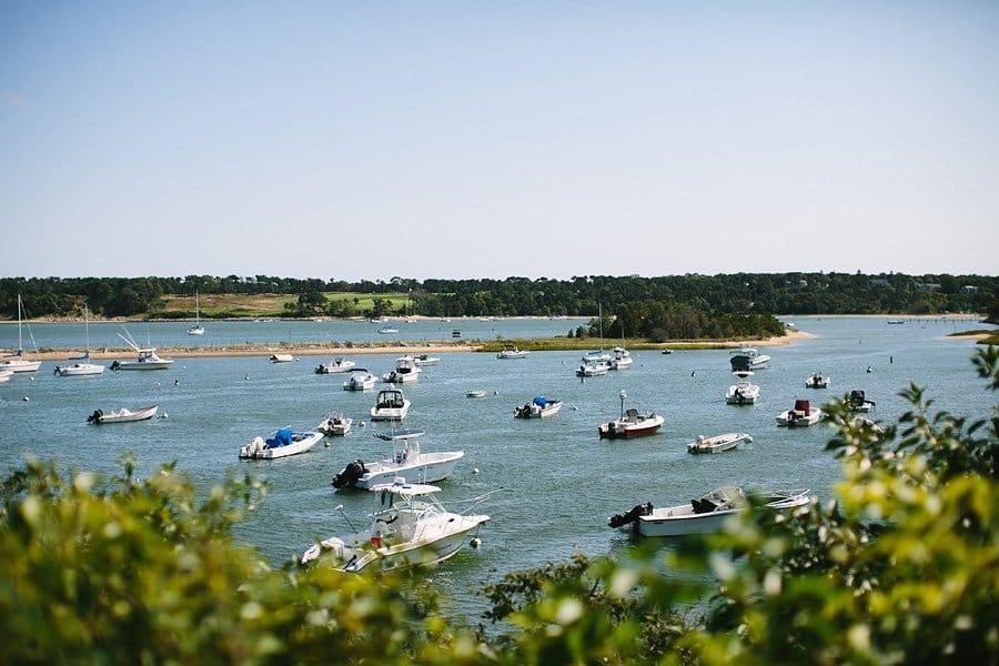 Various boats in Pleasant Bay