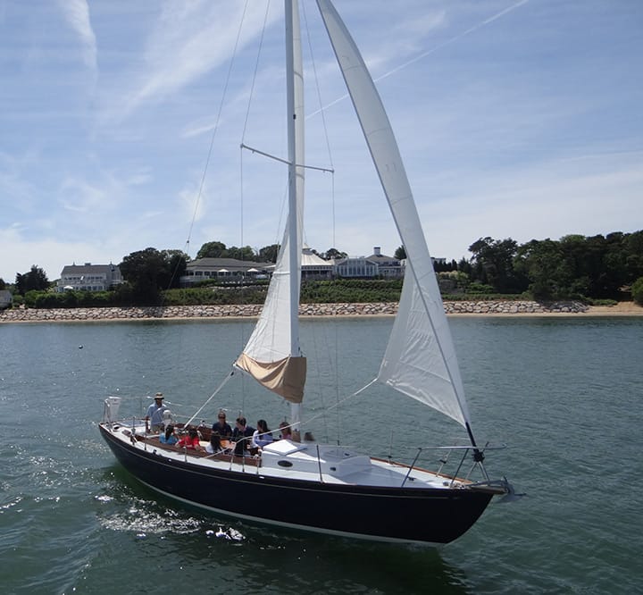 sailboat on the Cape Cod bay