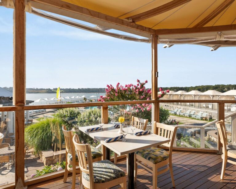 Outside patio table.